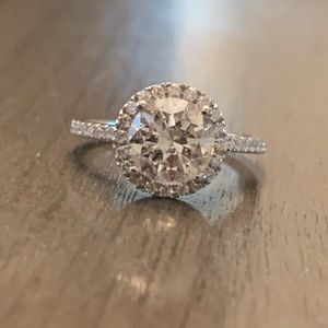 14k 2.15ct Diamond Ring
